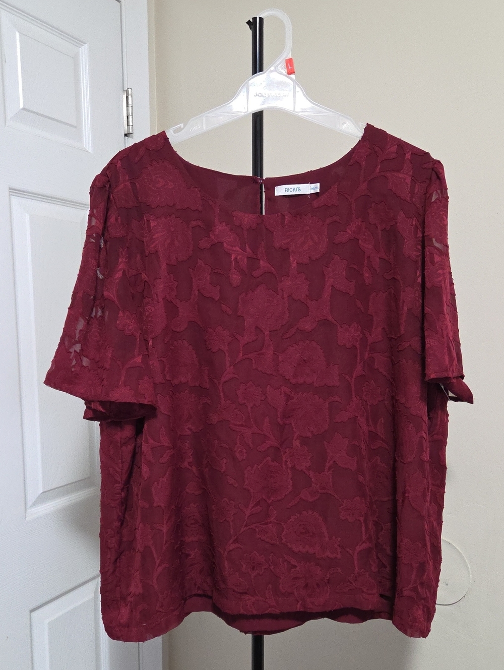 Ricki's Burgundy Plus Size Top